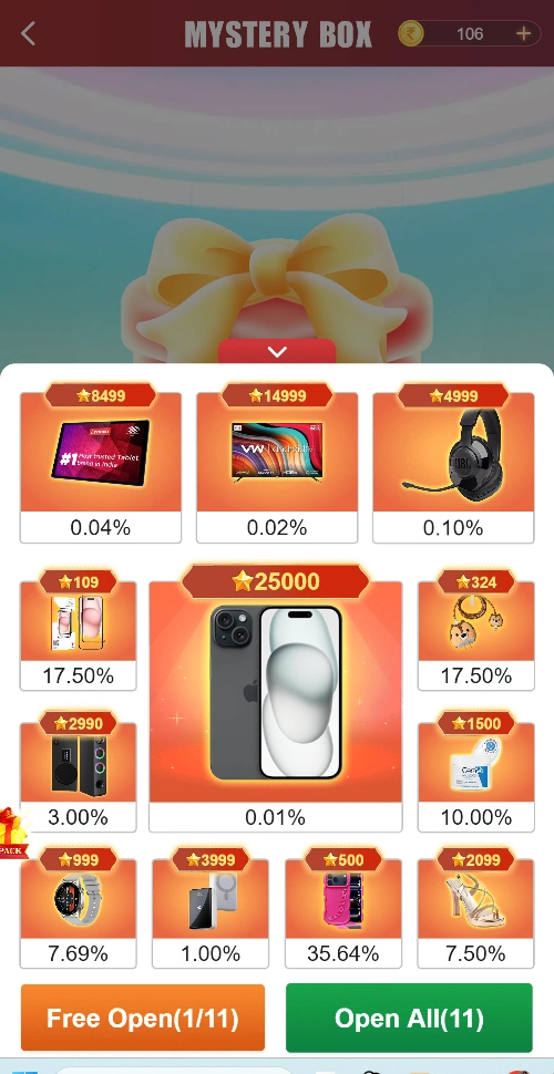 crown11 free open reward